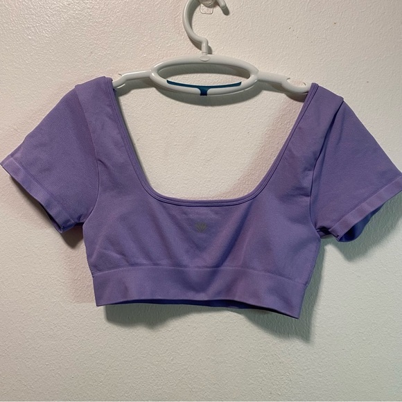 Forever 21 Crop Top Women’s Size Large Purple - Picture 4 of 8